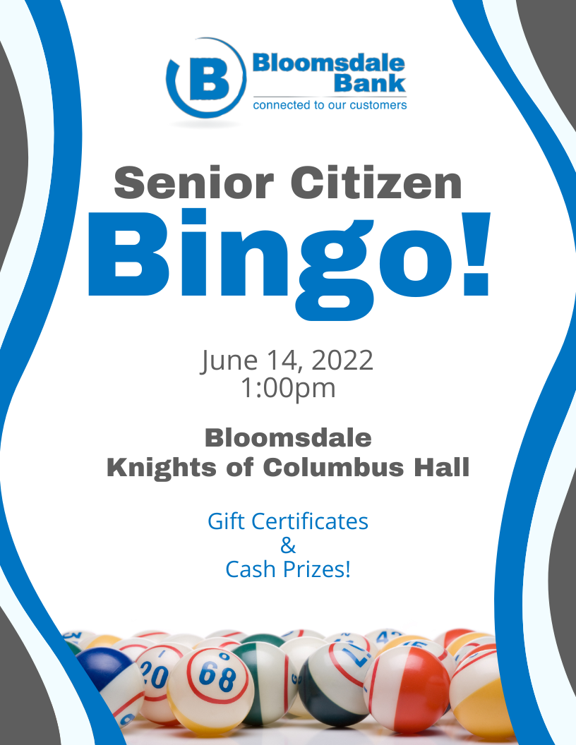 Senior Citizen Bingo Flyer